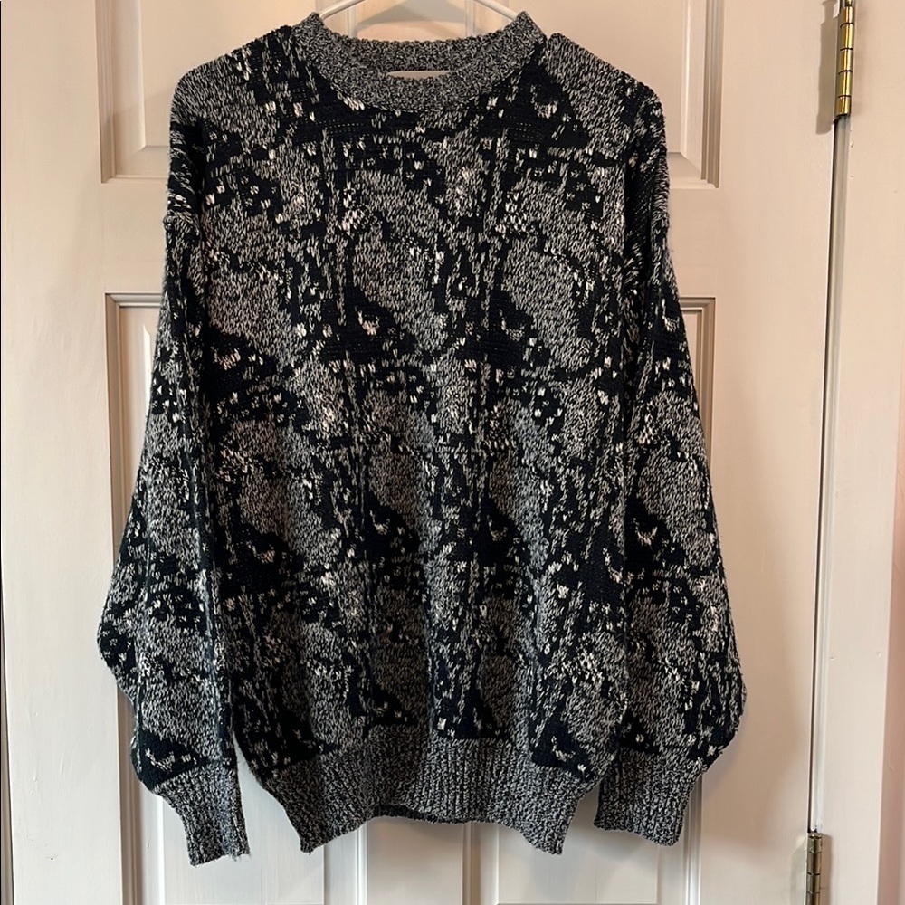 Vintage Michael Gerald Abstract Grandpacore Acrylic Polyester Sweater - Size XL